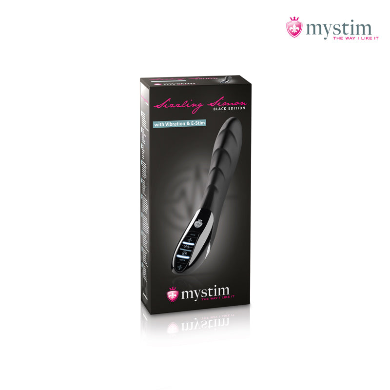 Mystim Sizzling Simon E-Stim-vibrator med dubbelmotor och bäckenbottenträning