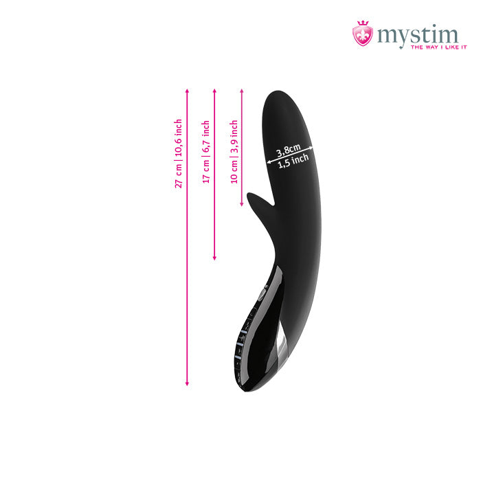 Mystim Daring Danny E-Stim-vibrator med dubbelmotor och bäckenbottenträning