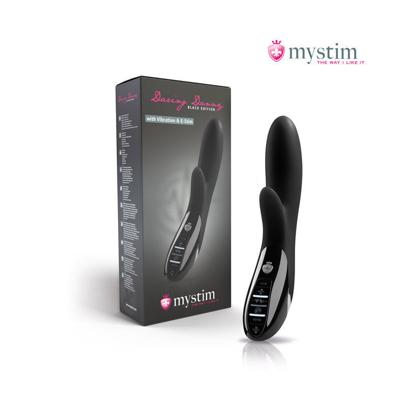 Mystim Daring Danny E-Stim-vibrator med dubbelmotor och bäckenbottenträning