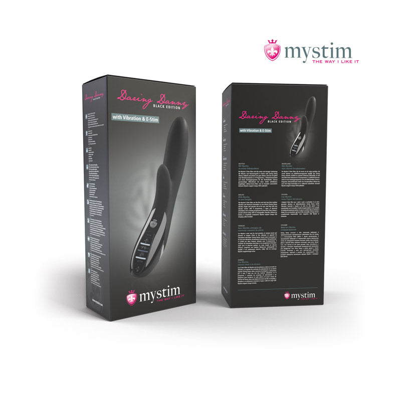 Mystim Daring Danny E-Stim-vibrator med dubbelmotor och bäckenbottenträning