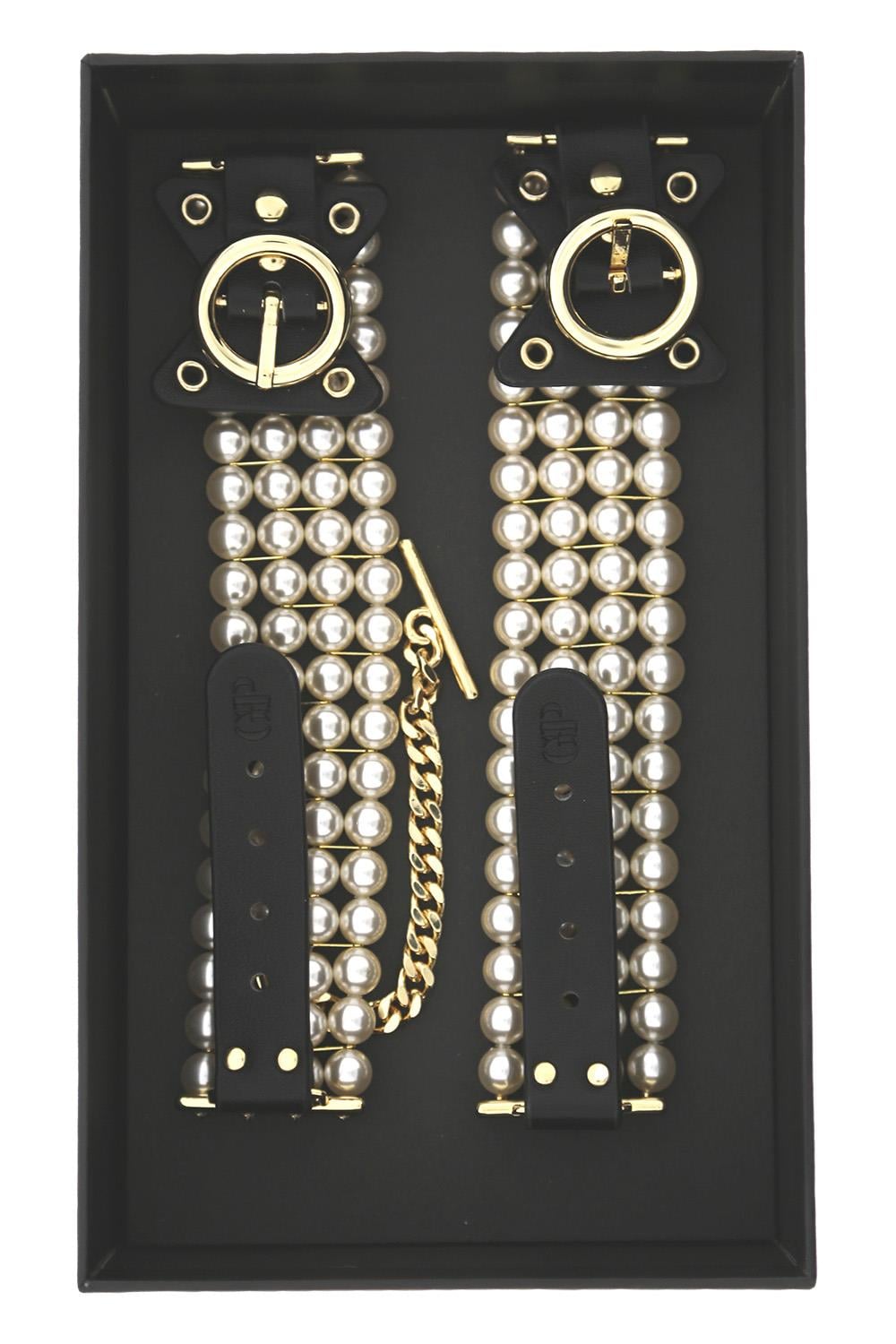 Guilty Pleasure Ballroom Pearl Ankle Cuffs