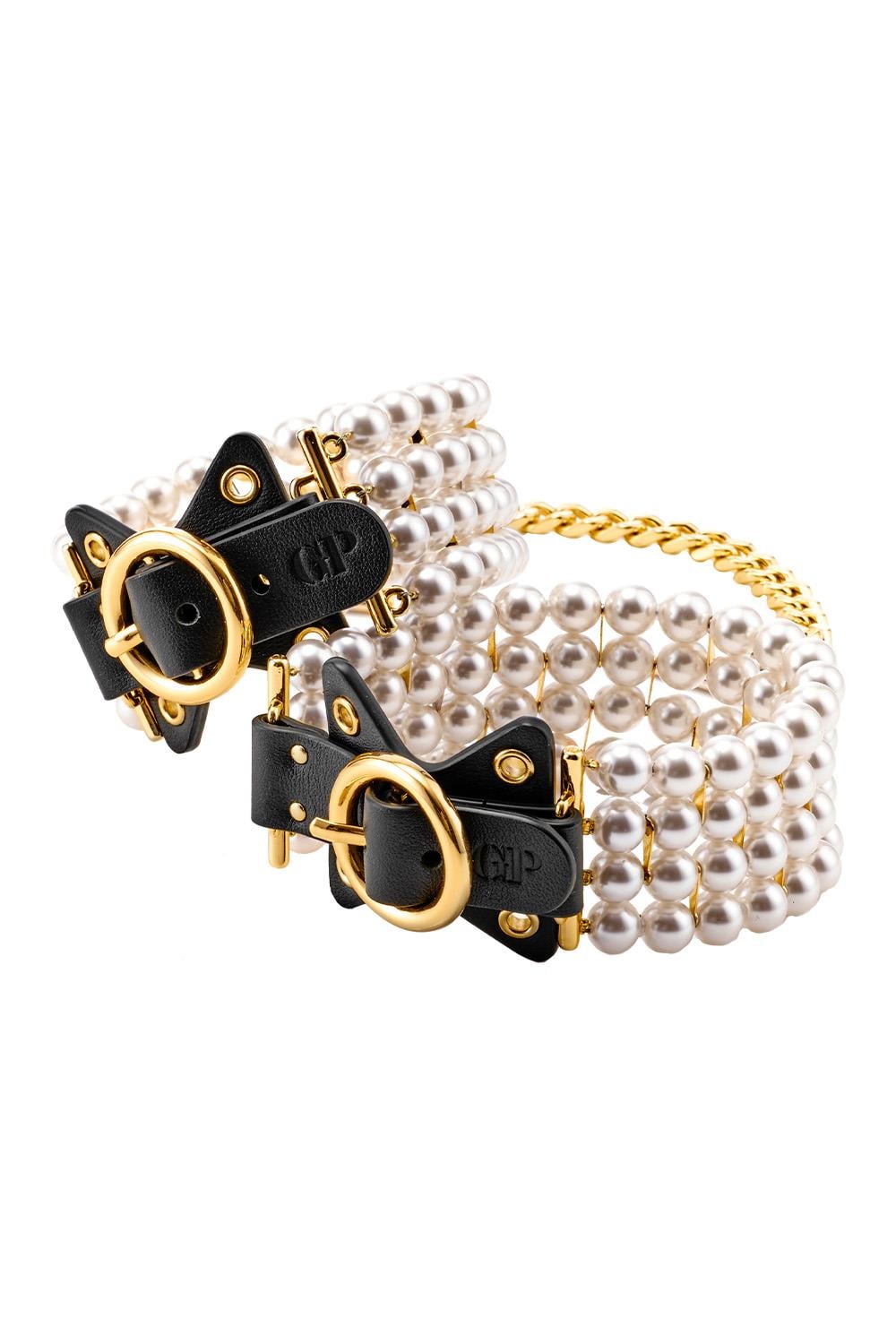 Guilty Pleasure Ballroom Pearl Ankle Cuffs