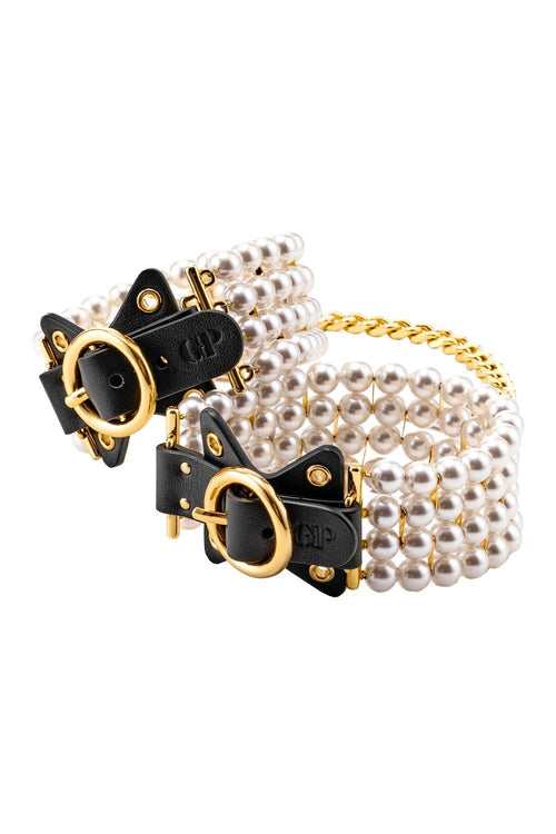 Guilty Pleasure Ballroom Pearl Ankle Cuffs