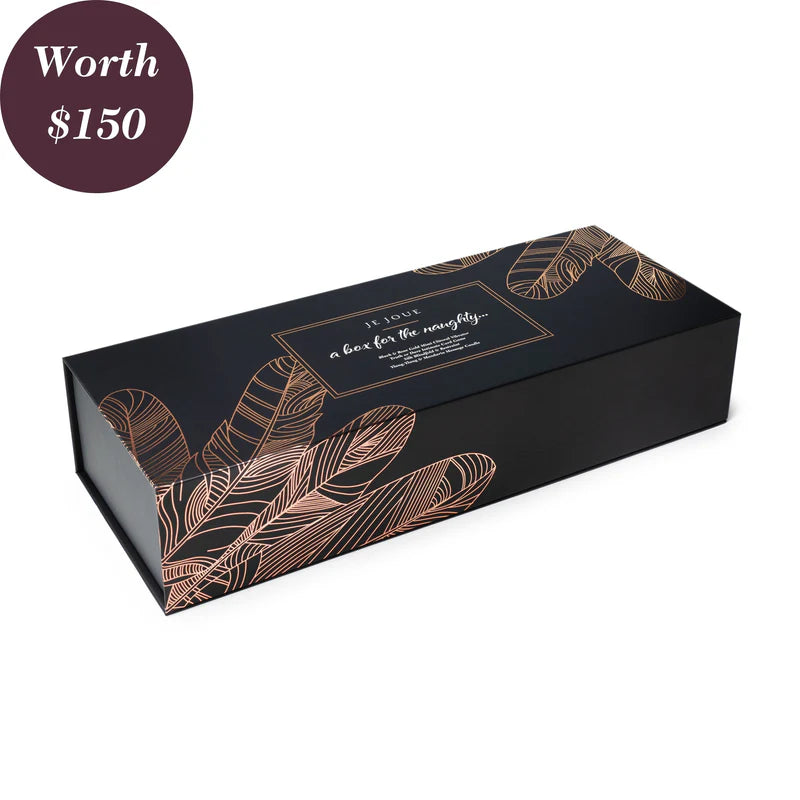 Presentset för par – vibrator och massage kit (Svart/Roséguld)
