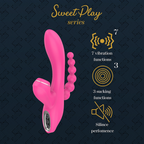 Erospace sugvibrator med analpärlor