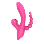 Erospace sugvibrator med analpärlor