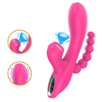 Erospace sugvibrator med analpärlor