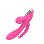 Erospace sugvibrator med analpärlor