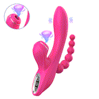 Erospace sugvibrator med analpärlor