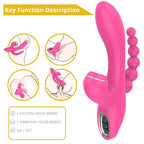 Erospace sugvibrator med analpärlor