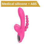 Erospace sugvibrator med analpärlor