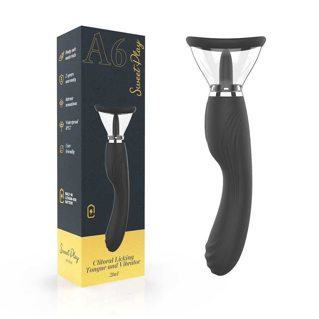 Vibrator med lufttryck – kompakt design