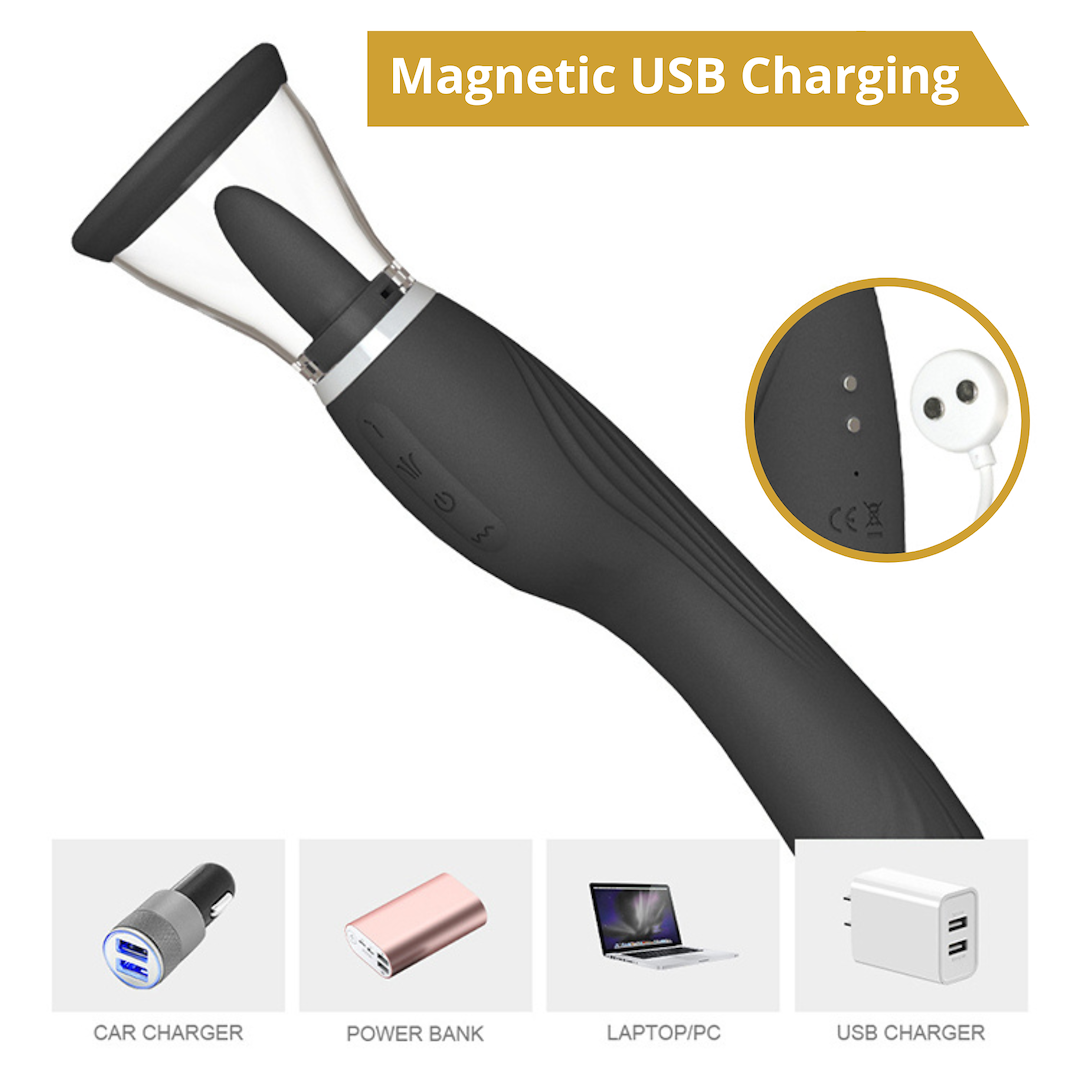 Vibrator – uppladdningsbar i silikon