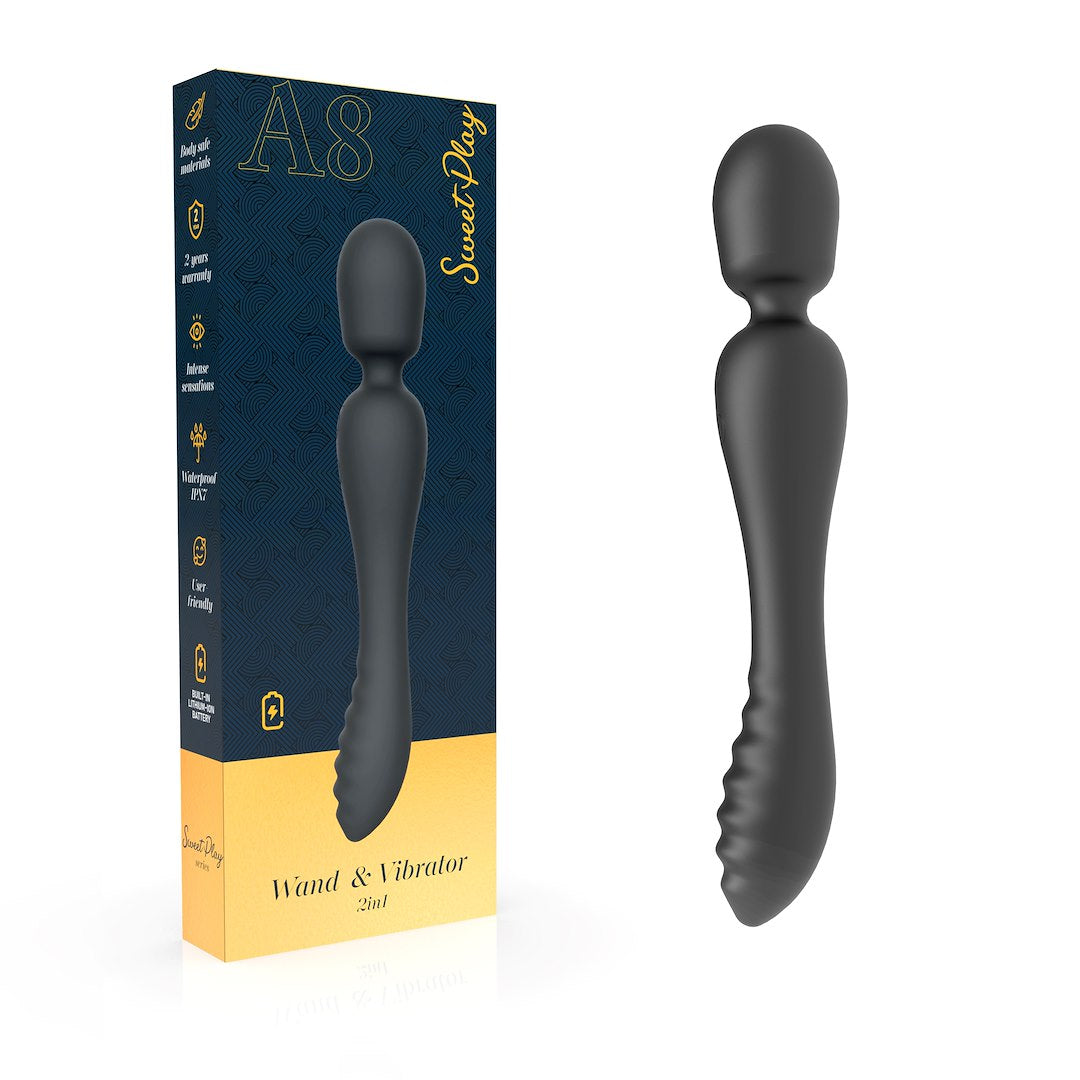 Wand-massager – 2-i-1 design