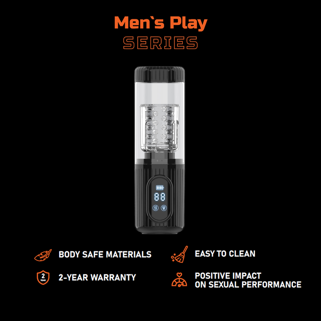 Erospace automatisk masturbator med sugfunktion