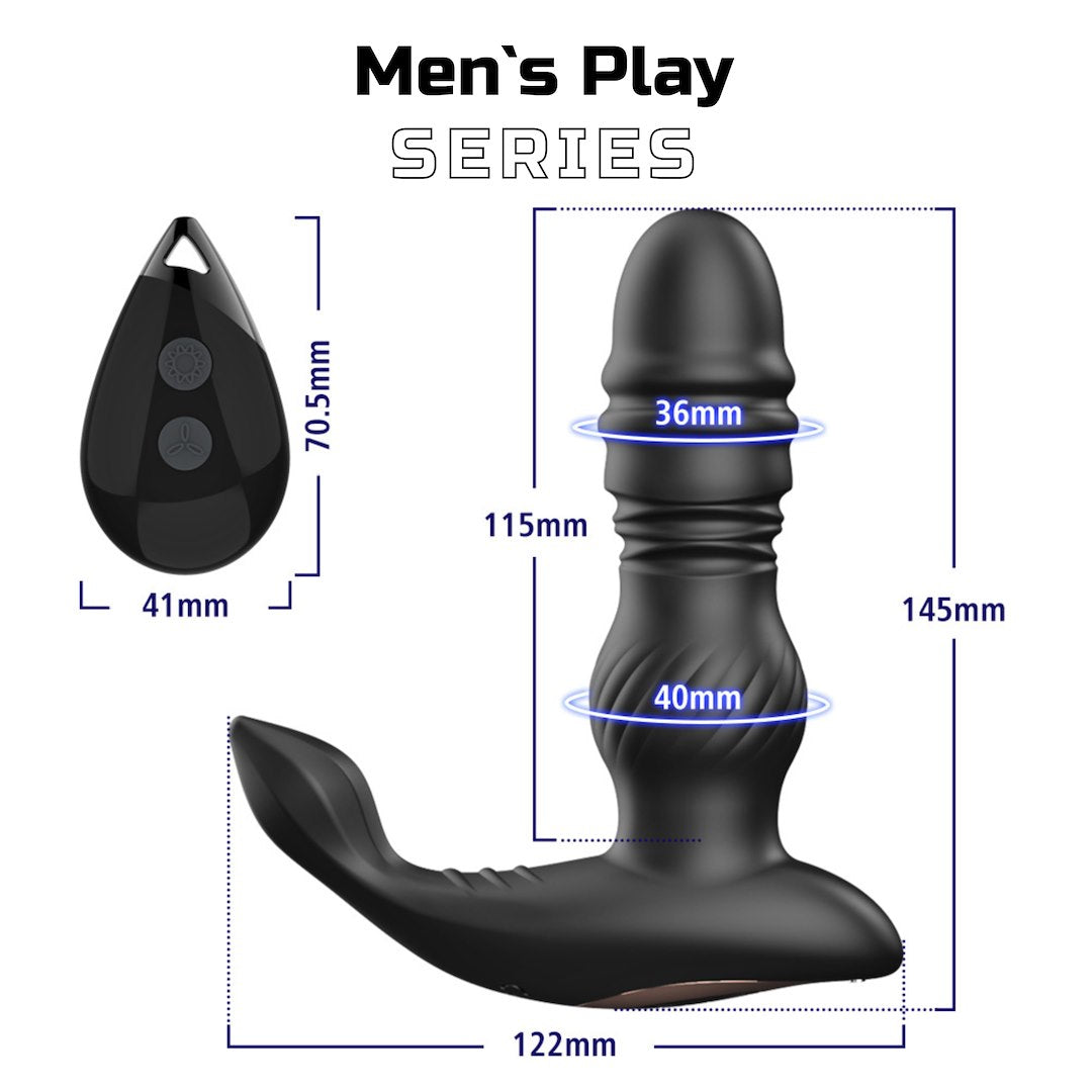 Erospace prostatamassager med fjärrkontroll