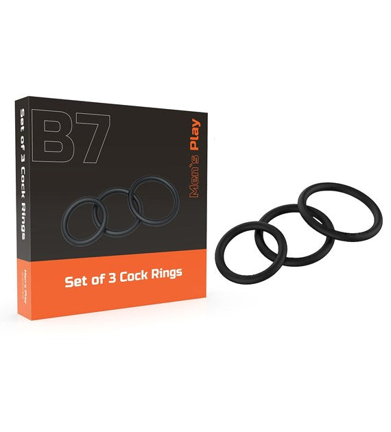 Penisringset – 3 silikonringar