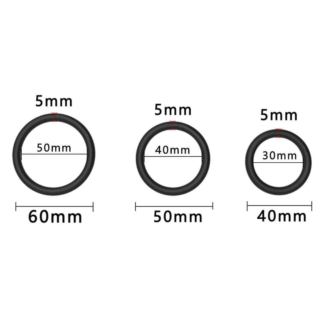 Erospace erektionsringar i Silikon 3-Pack