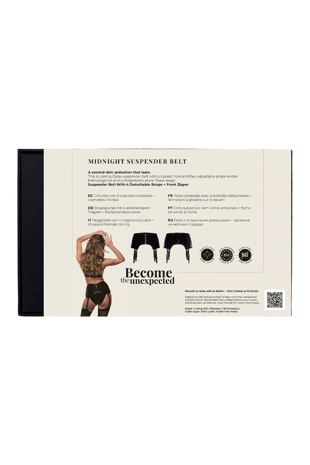 Midnight Suspender Belt svart