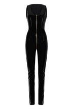 Lusty Lines Catsuit svart