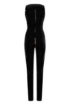 Lusty Lines Catsuit svart