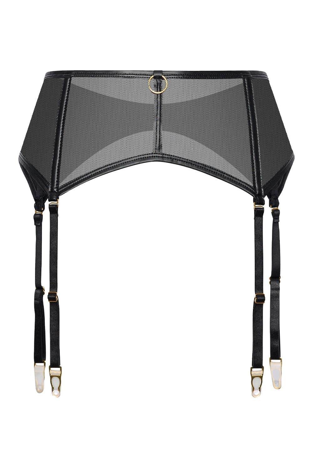 Shimmering Suspender Belt