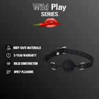 Erospace wild play munboll med silikonkula – Justerbar design i medicinskt silikon