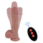 Erospace Realistisk Dildo med Rotation, Stötfunktion & Värme 22 cm – Fjärrkontroll