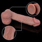 Erospace Realistisk Dildo med Rotation, Stötfunktion & Värme 22 cm – Fjärrkontroll