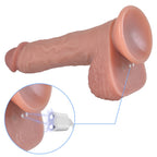 Erospace Realistisk Dildo med Rotation, Stötfunktion & Värme 22 cm – Fjärrkontroll