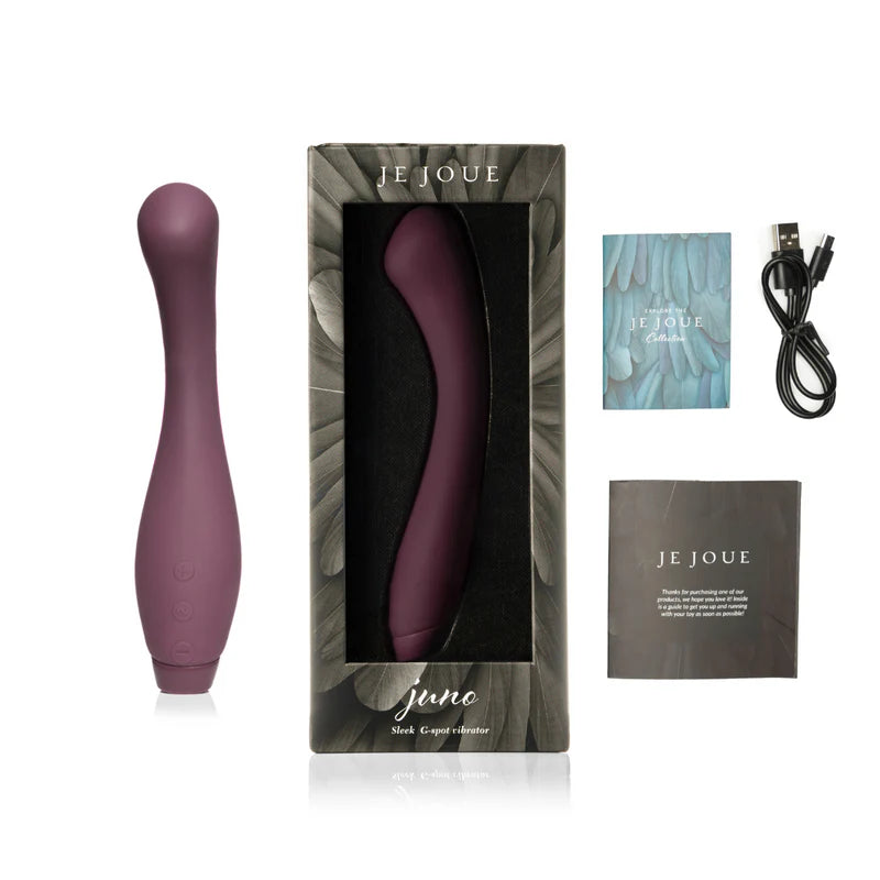G-punktsvibrator i silikon Jno – uppladdningsbar med djupa vibrationer (Lila)