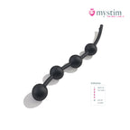 Mystim Booty Garland E-Stim-analkedja i medicinskt silikon