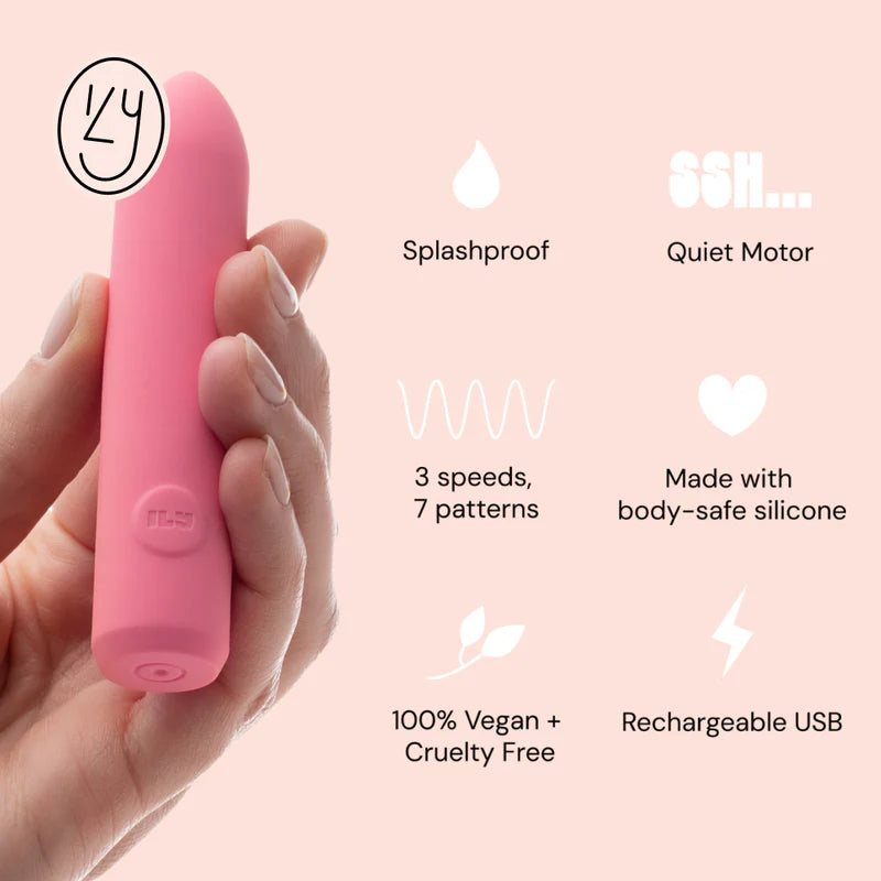 Bullet vibrator Ily – uppladdningsbar klitorisstimulator (Rosa)