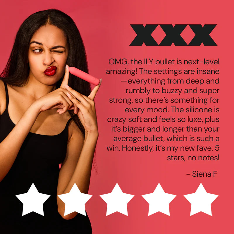 Bullet vibrator Ily – uppladdningsbar klitorisstimulator (Rosa)