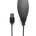 Rabbit-vibrator i silikon Hfx – G-punkt och klitorisstimulering (Svart)