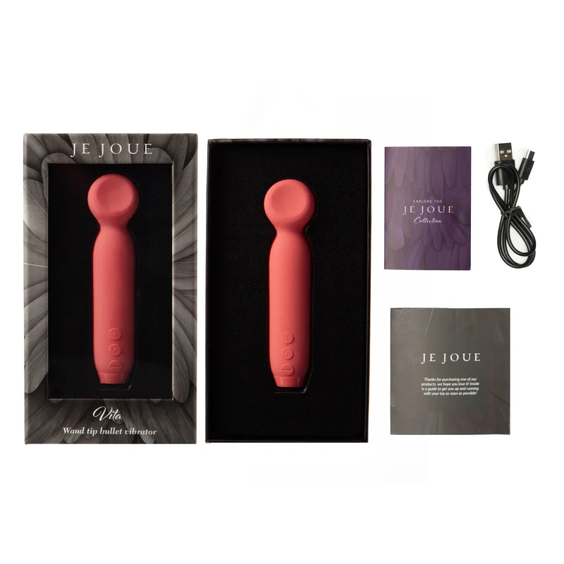Bullet vibrator med flexibel hals – uppladdningsbar med djupa vibrationer (Rosa)