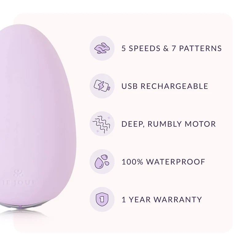 Lyxig vibrator med djupa vibrationer Mis (Lila)