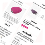Vibrator med djupa vibrationer – ergonomisk och uppladdningsbar (Rosa) (Rosa/Lila)