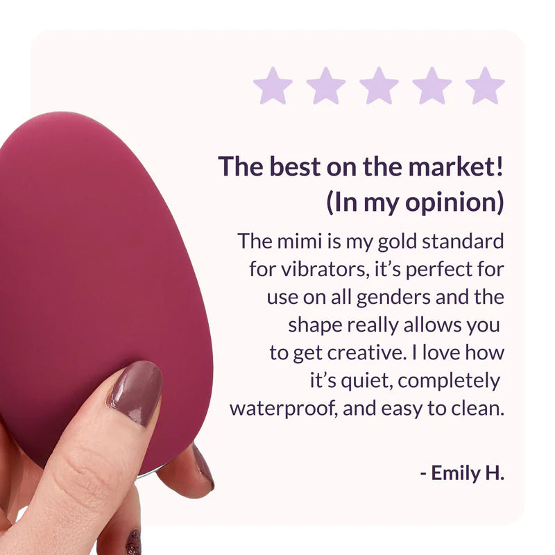 Vibrator med djupa vibrationer – ergonomisk och uppladdningsbar (Rosa) (Rosa/Lila)
