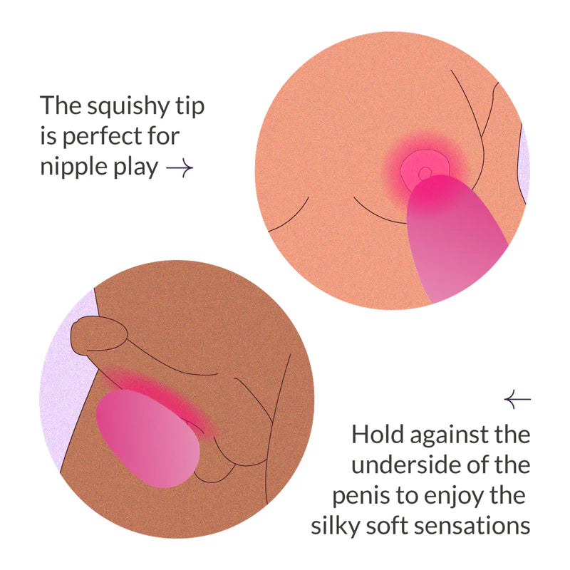 Vibrator med djupa vibrationer – ergonomisk och uppladdningsbar (Rosa) (Rosa/Lila)
