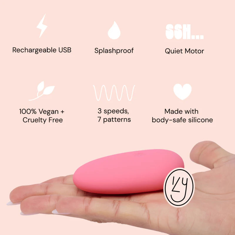 Klitorisstimulator Ily – kompakt vibrator i silikon (Rosa)