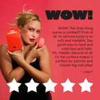Klitorisstimulator Ily – kompakt vibrator i silikon (Rosa)