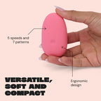 Klitorisstimulator Ily – kompakt vibrator i silikon (Rosa)