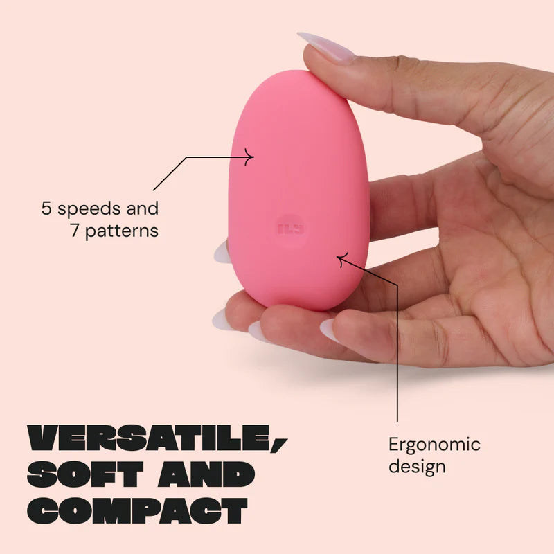 Klitorisstimulator Ily – kompakt vibrator i silikon (Rosa)