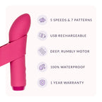 Presentbox för par Gbox – vibrator, knipkulor och massage set (Rosa/Guld)