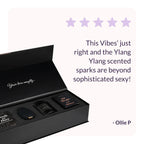 Presentset för par – vibrator och massage kit (Svart/Roséguld)