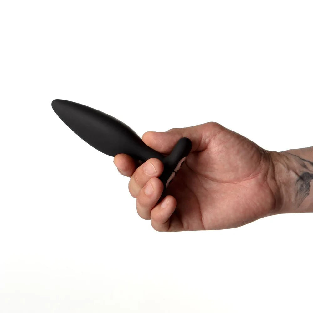 Vibrerande buttplug Btplg – silikon och uppladdningsbar (Svart)