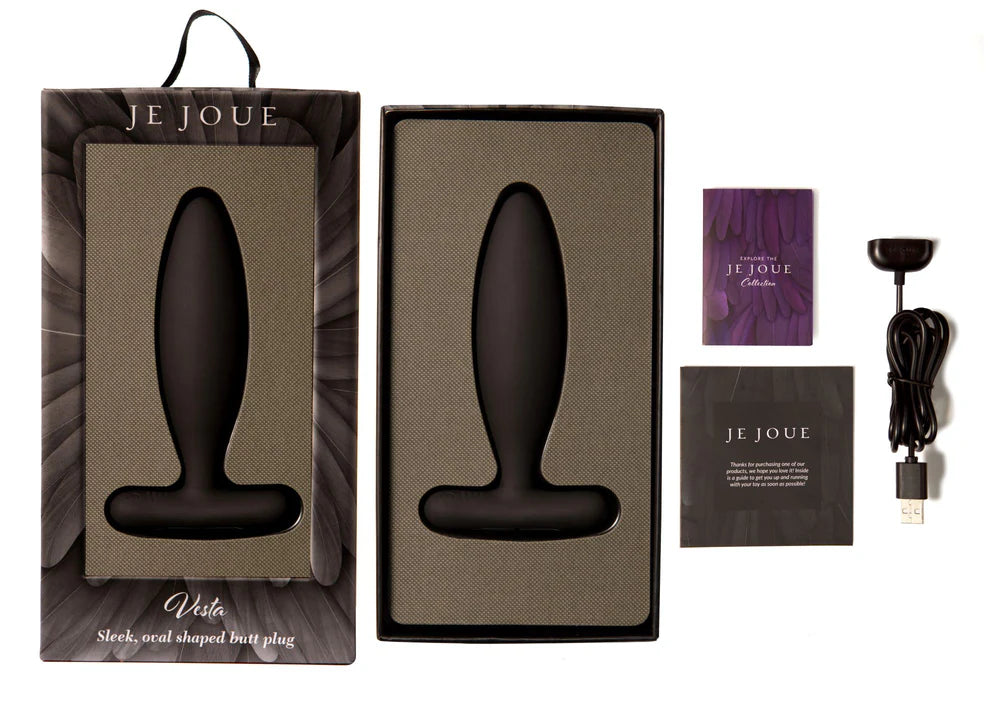 Vibrerande buttplug Btplg – silikon och uppladdningsbar (Svart)