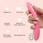 Wand vibrator Ily – kraftfull och uppladdningsbar (Rosa)